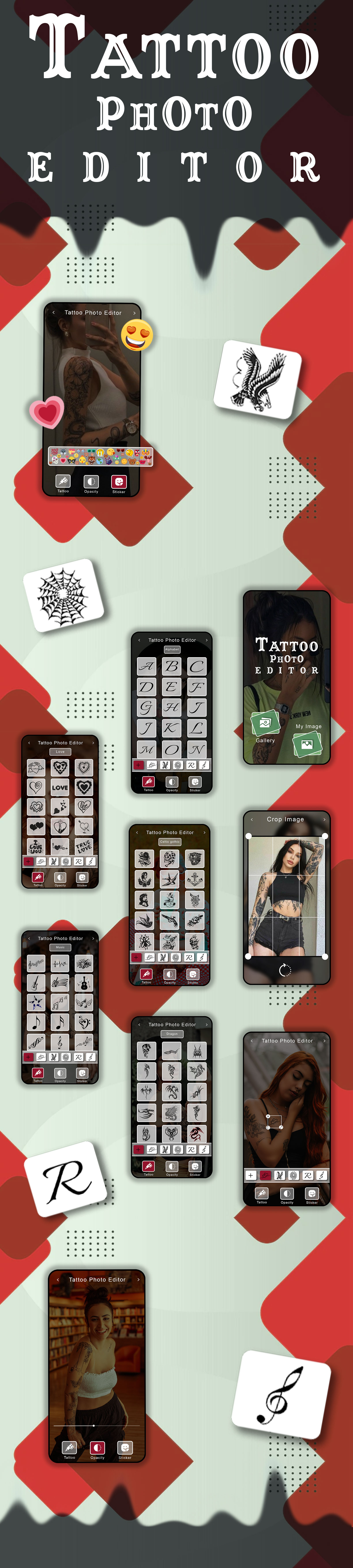Tattoo Photo Editor Pro - Tattoo Maker - Tattoo Editor - Tattoo On Photo - Tattoo Photo Designs